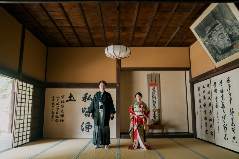 萬福寺での引き振り撮影!