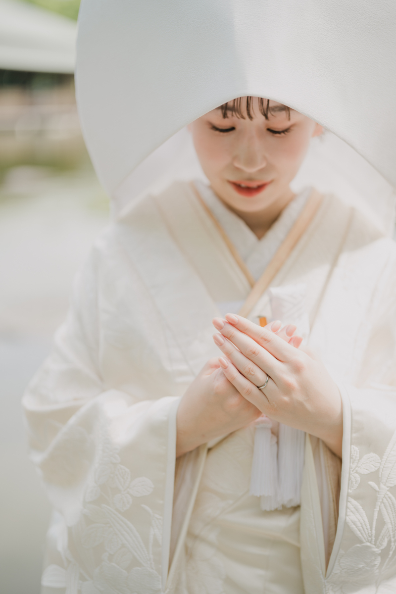 綿帽子とお手元