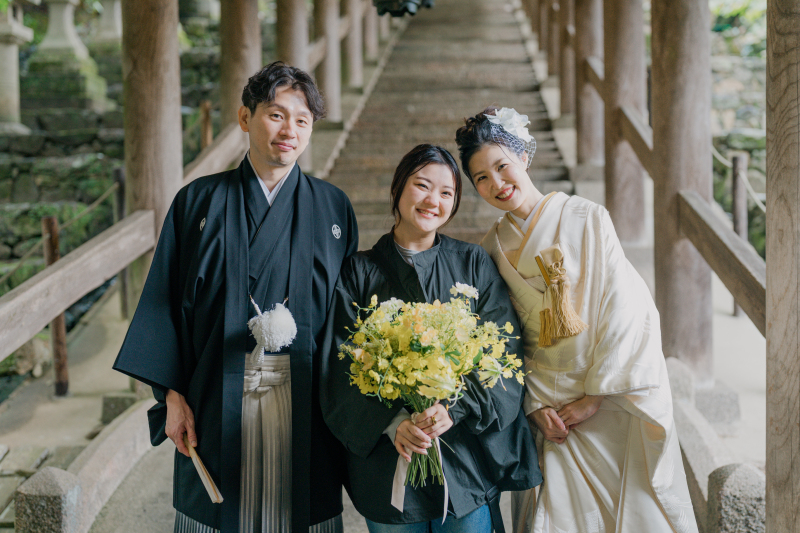 新婦様が弊社スタッフのご友人でした