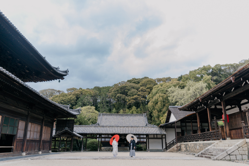 萬福寺で和装前撮り!