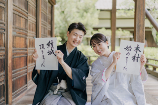 【和洋プラン】お二人らしさが詰まった前撮り