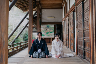 【和装プラン】冬の毘沙門堂でゆったりとした撮影