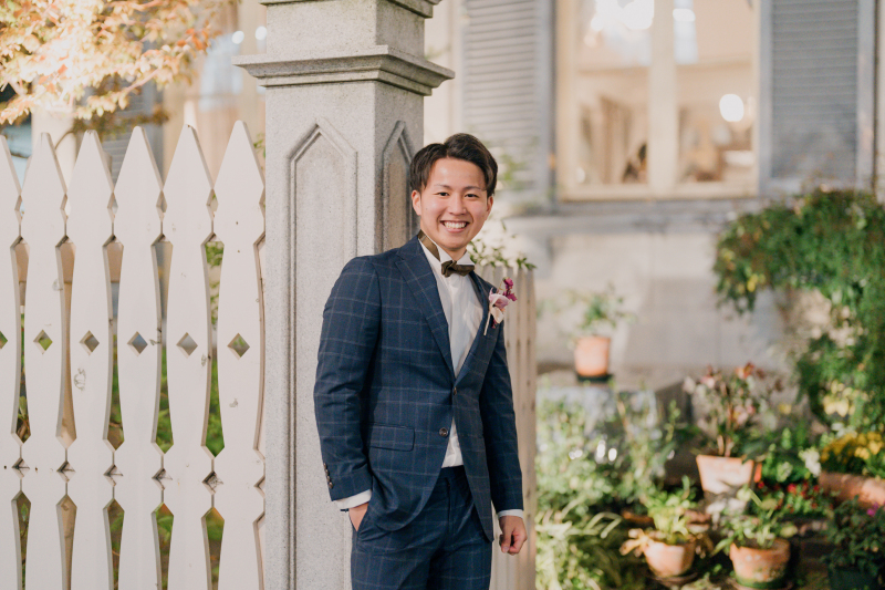 新郎様ソロショット