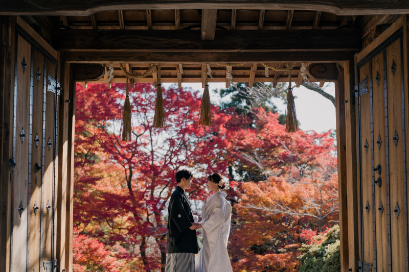 真っ赤に染まる京都