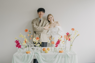 シンプルで可愛いフォトスタジオ◎