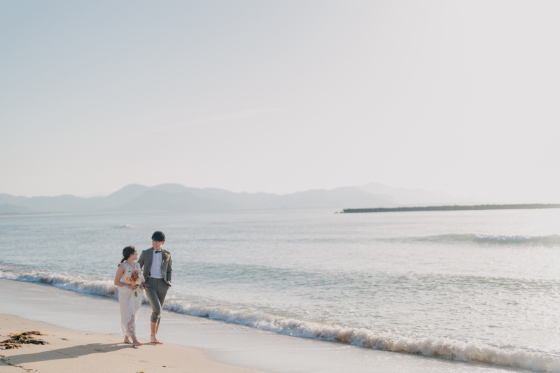 おふたりの思い出の場所で撮影