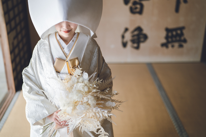 和装はオプションで小物アレンジも楽しめます！