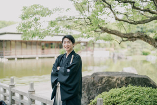 新郎ヘアセット