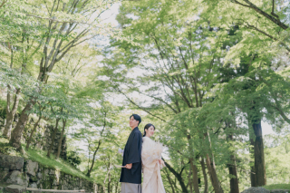 新緑「毘沙門堂」＆ナイト「ハーバーランド」前撮り