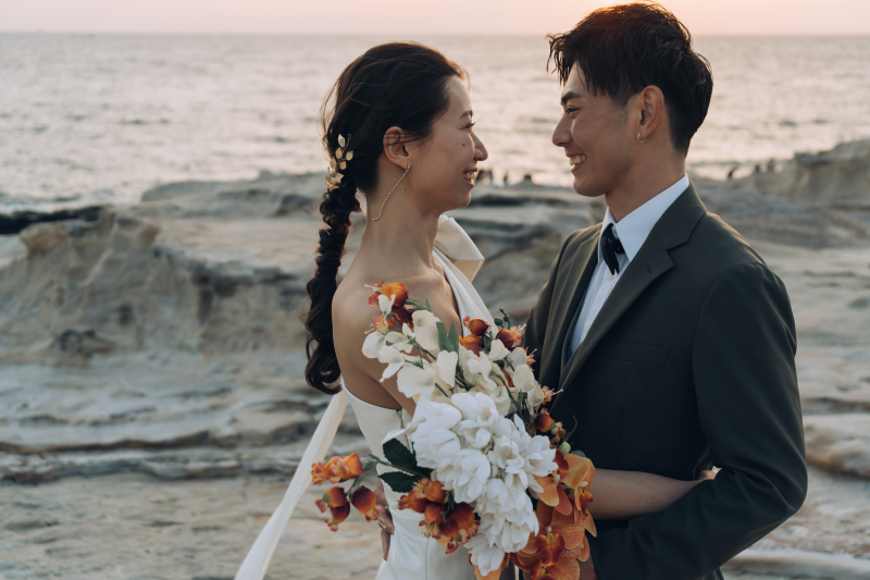 ご指名いただいたお客様のお写真です。和装「毘沙門堂」、洋装「千畳敷」にて撮影いたしました。夕方〜ナイトで撮影させていただき、少し大人なお写真の仕上がりです。おふたりと星空での撮影も印象的でした。