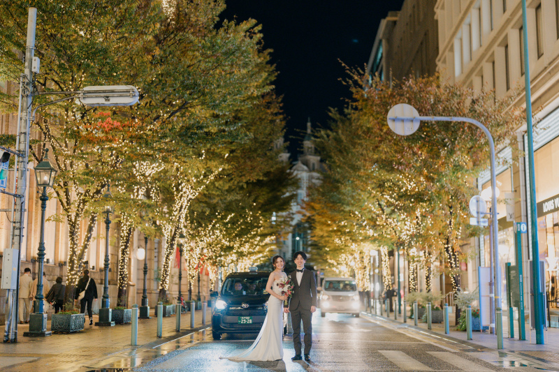 【洋装1着プラン】お二人分のお衣装&ヘアメイク付き*データ150cut以上お渡し制限なし!*スタジオ撮影5cut無料♩