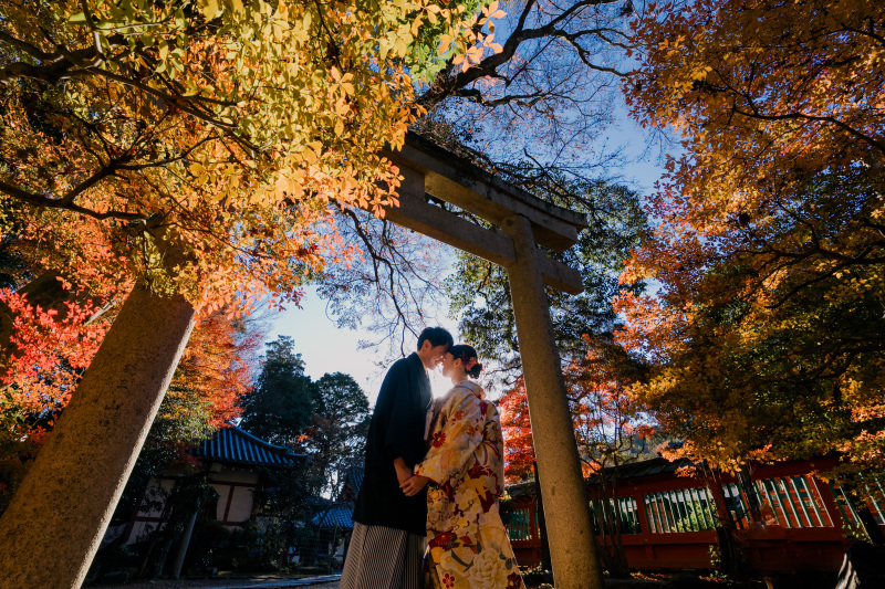 今だけ限定【打掛全て追加料金なし!】紅葉早割和装プラン写真データ150枚付き/¥165,000