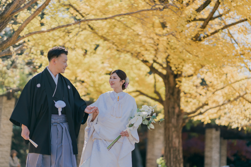 今だけ限定【打掛全て追加料金なし!】紅葉早割和装プラン写真データ150枚付き/¥165,000