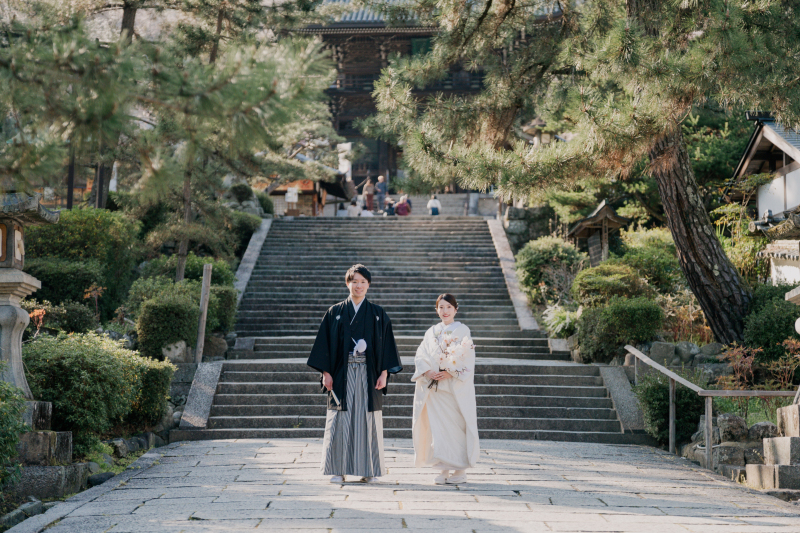 【和装1着プラン】お二人分のお衣装＆ヘアメイク付き＊データ150cut以上お渡し制限なし！＊スタジオ撮影5cut無料♩