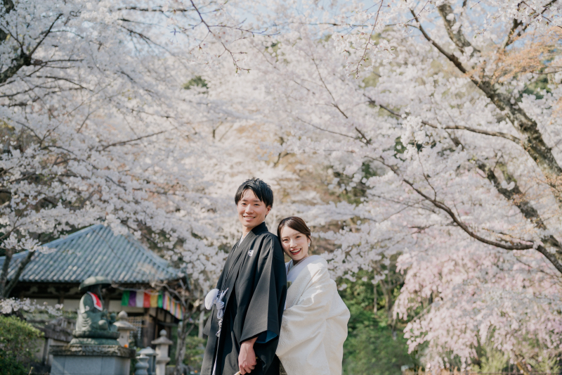 【和装1着プラン】お二人分のお衣装＆ヘアメイク付き＊データ150cut以上お渡し制限なし！＊スタジオ撮影5cut無料♩