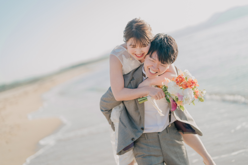 【洋装1着プラン】お二人分のお衣装＆ヘアメイク付き＊データ150cut以上お渡し制限なし！＊スタジオ撮影5cut無料♩