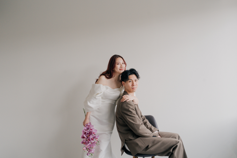 【カップルプラン】お得な洋装1着付き!お好きなお衣装で楽しくスタジオ撮影*追加料金なしで撮影できる♩