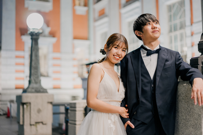 【大阪満喫プラン】中之島&新世界で撮る洋装2着ロケーション前撮り*AI美肌補正付き