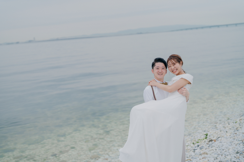 【大阪の新緑&海前撮りプラン】季節感じる新緑&海で洋装ロケーション前撮り*スタジオ撮影5cut無料♩追加料金なし