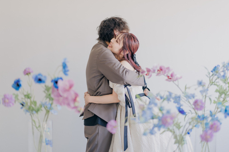 【マタニティ撮影プラン】ご懐妊中でも安心!スタジオでのマタニティさんウェディング撮影