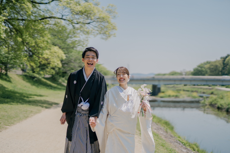 【和装1着プラン】お二人分のお衣装＆ヘアメイク付き＊データ150cut以上お渡し制限なし！＊スタジオ撮影5cut無料♩