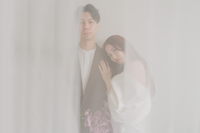 【カップルプラン】お得な洋装1着付き!お好きなお衣装で楽しくスタジオ撮影*追加料金なしで撮影できる♩