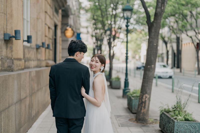 【洋装1着プラン】お二人分のお衣装＆ヘアメイク付き＊データ150cut以上お渡し制限なし！＊スタジオ撮影5cut無料♩