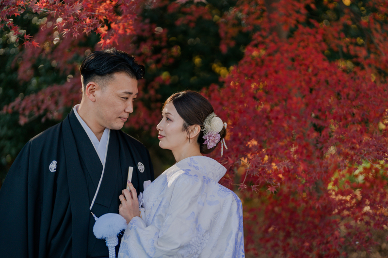 今だけ限定【打掛全て追加料金なし!】紅葉早割和装プラン写真データ150枚付き/¥165,000