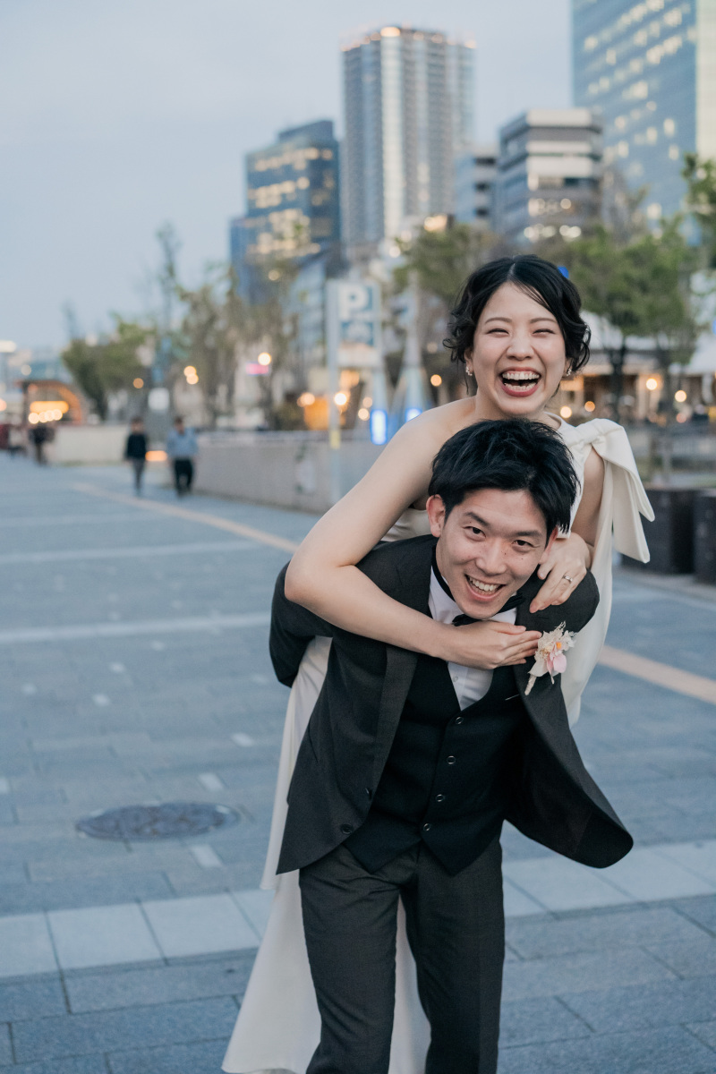 【京都&中之島ナイトプラン】お好きなお寺&中之島ナイト撮影!和装洋装&ヘアメイク付き*AI美肌補正付き