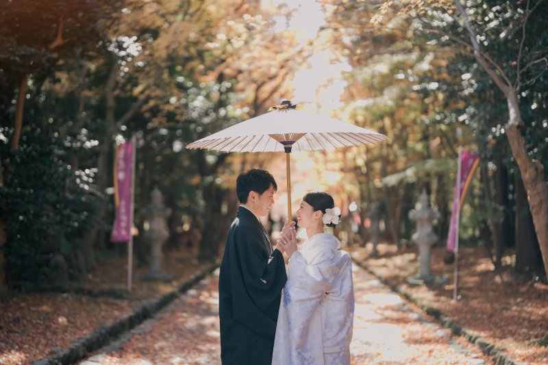 今だけ限定【打掛全て追加料金なし!】紅葉早割和装プラン写真データ150枚付き/¥165,000