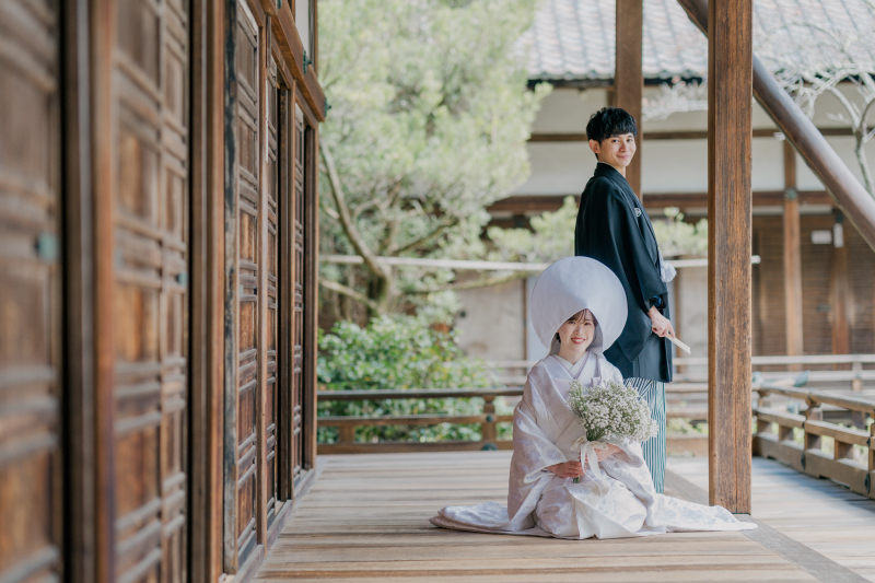 【NEWプラン】和装２着＋洋装プラン/ ロケ地２ヶ所＊衣装をたくさん着たいおふたり必見！！！データ350枚