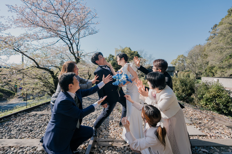 【フォト婚プラン】和装ロケ+洋装ロケ 台紙2冊/アルバム10P/AI美肌補正付き
