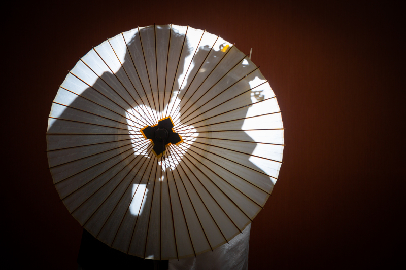 ロマンチックなシルエット