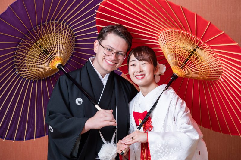 スタジオ背景：オレンジバック