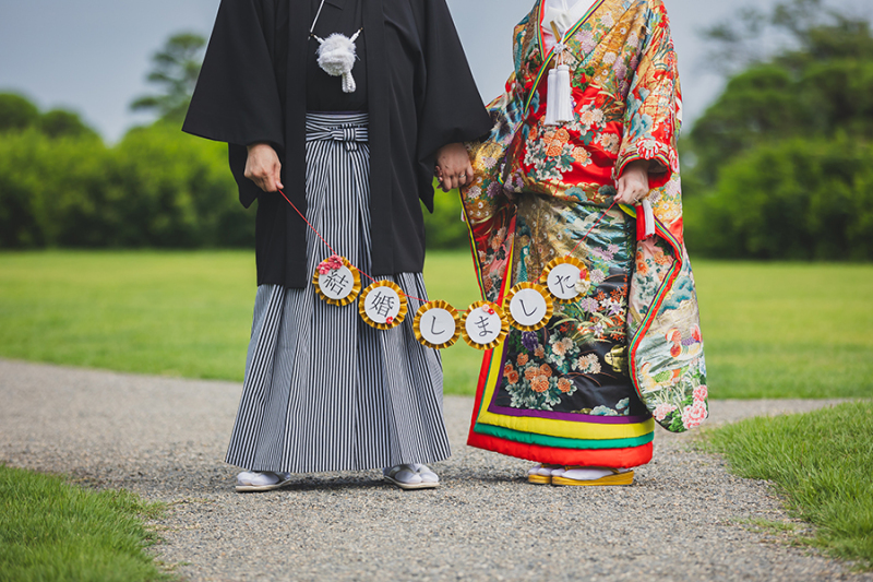 偕楽園広場にて