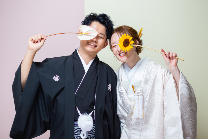 季節のお花を持って☆