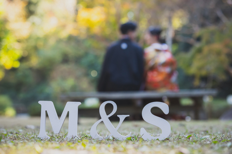 偕楽園もみじ谷にて