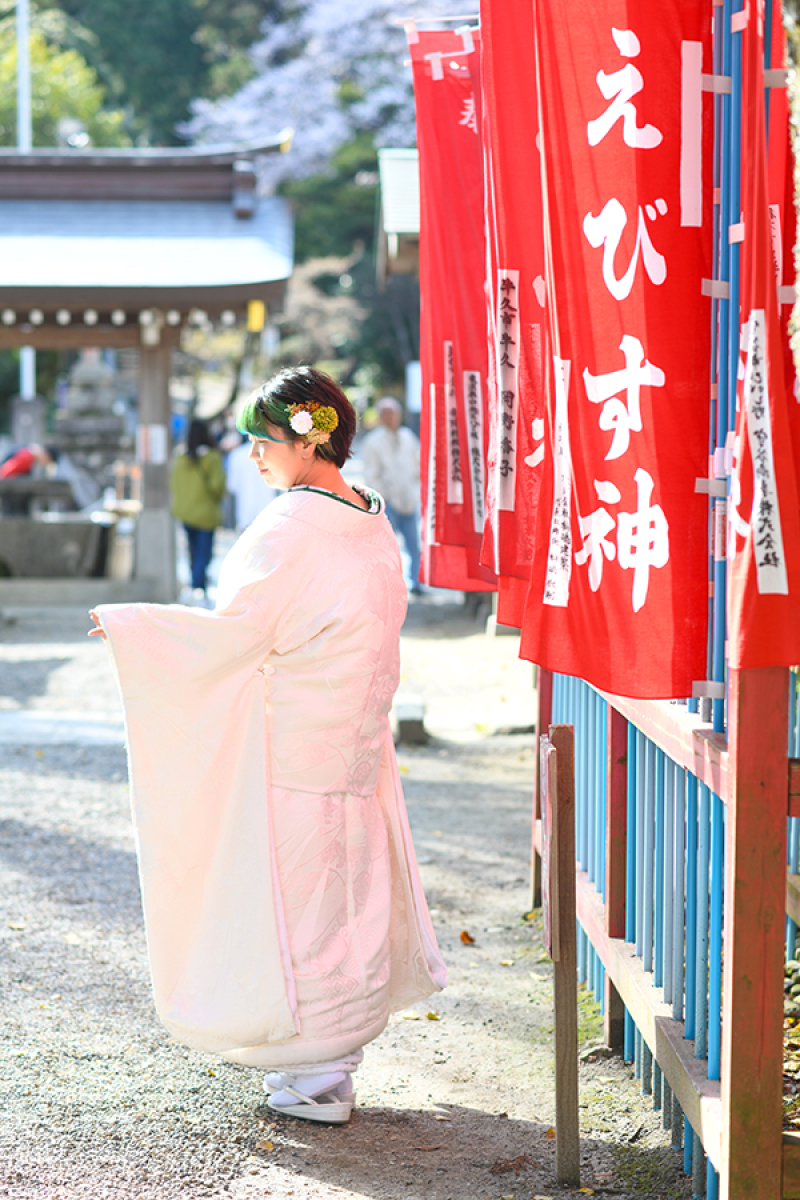 筑波山神社にて