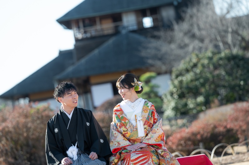 (1月)＊偕楽園＊和装ロケーション&スタジオ2着プラン＊快晴♪