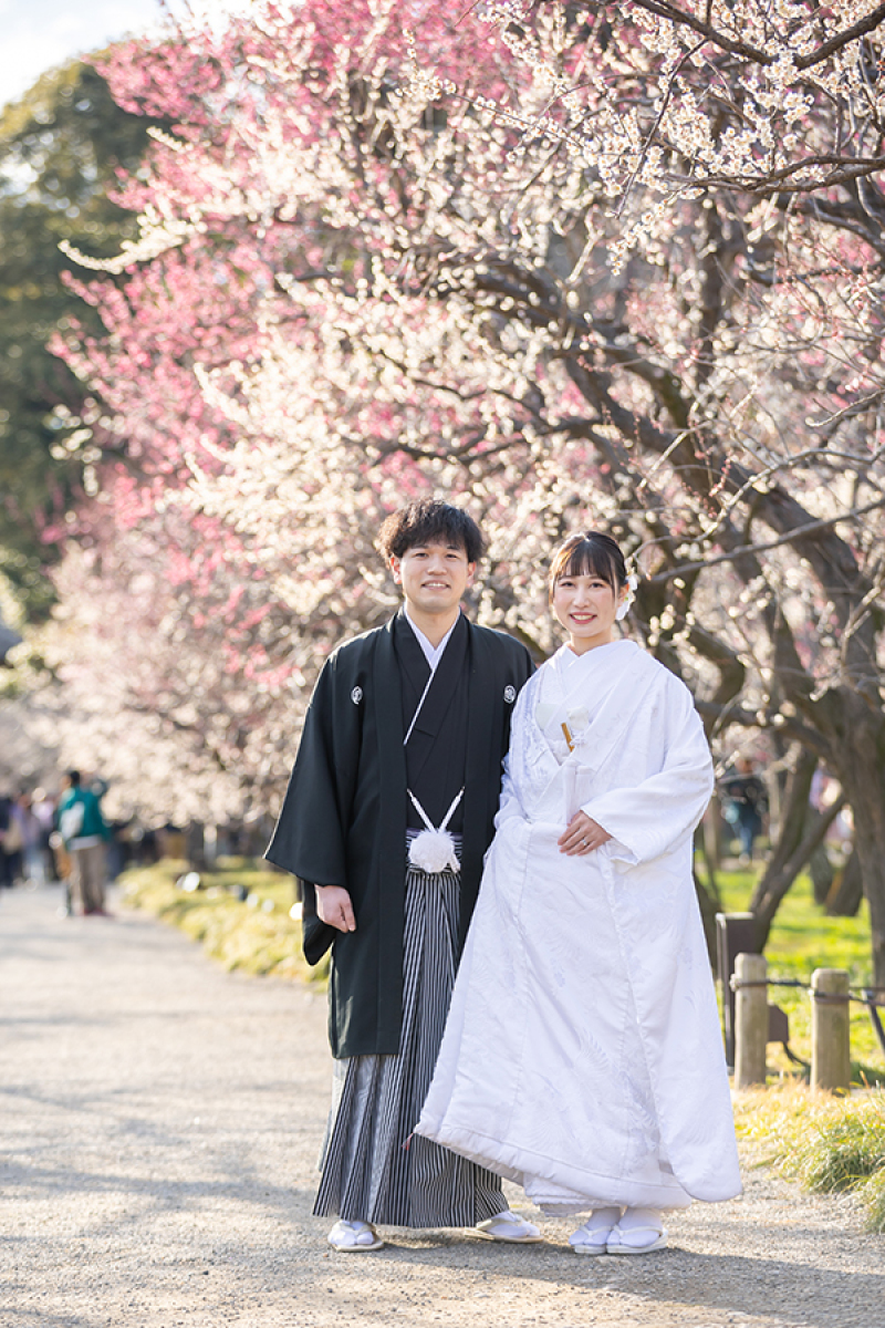 偕楽園梅林にて