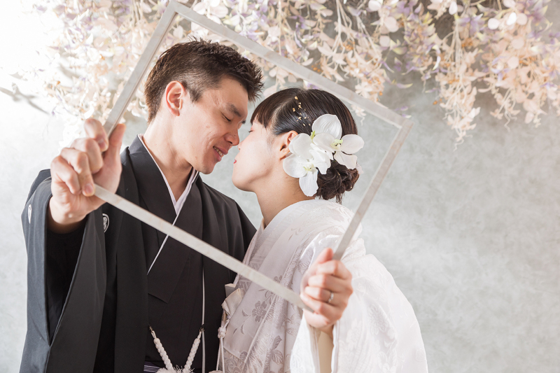 スタジオ背景：フラワーバック