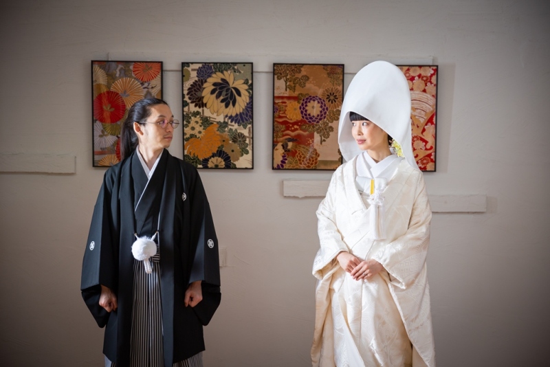 綿帽子でヘアチェンジ！