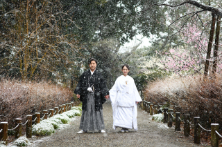 (3月)＊偕楽園＊和装ロケーション1着プラン＊雪