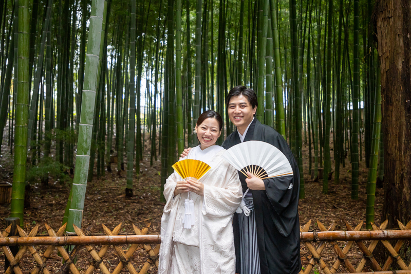 偕楽園竹林にて