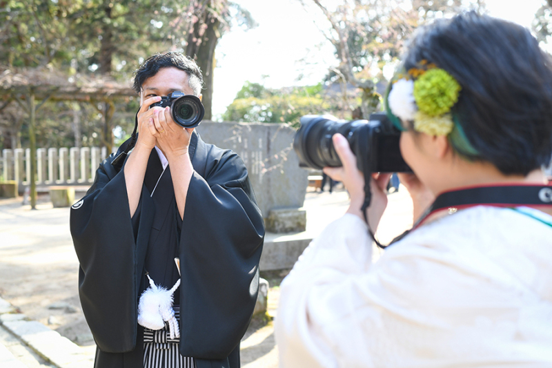 筑波山神社にて