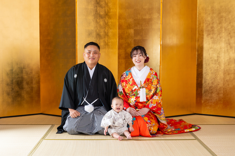和装スタジオプラン＊白無垢/色打掛＊お子様と一緒に♪
