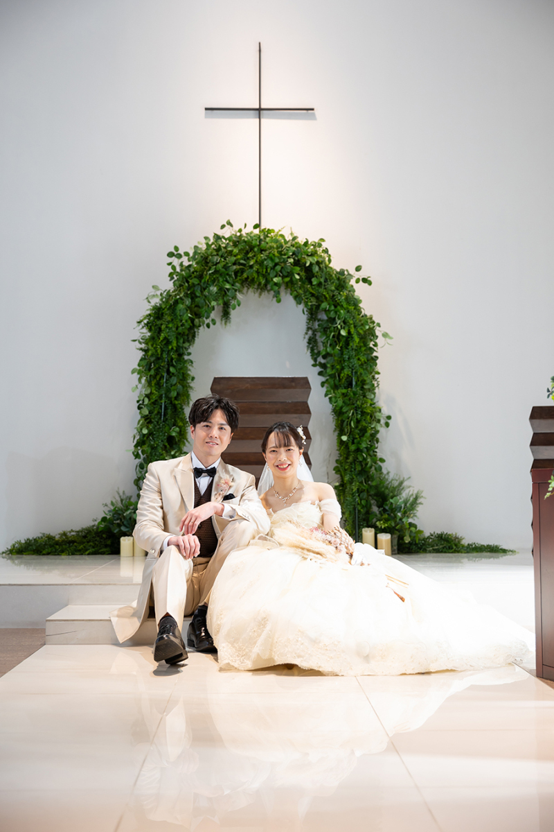 (12月)*和装洋装*偕楽園・チャペルガーデンロケーション撮影*晴れ色打掛/WD