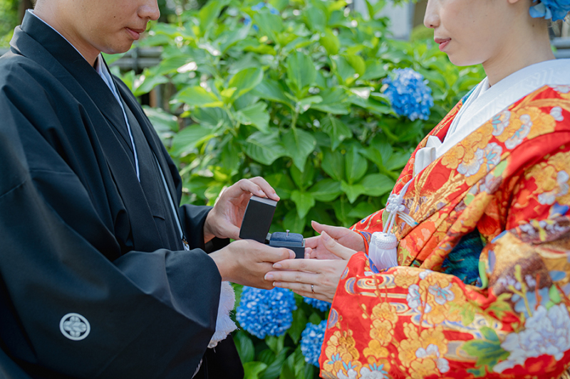 偕楽園紫陽花にて