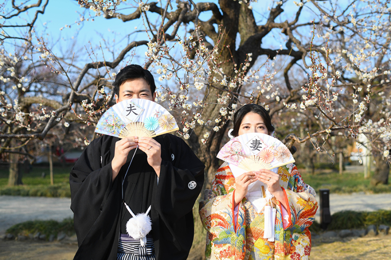 (2月)＊偕楽園/スタジオ＊和装ロケーション2着プラン＊快晴♪