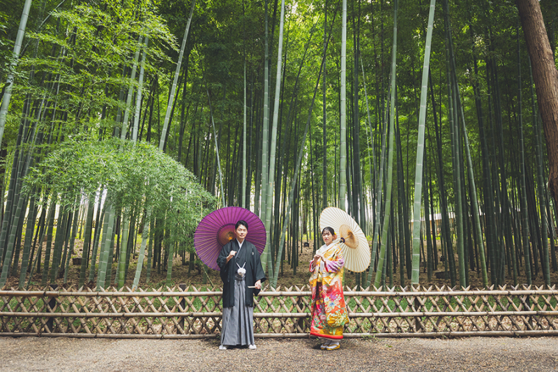(9月)＊偕楽園/スタジオ＊和装・洋装ロケーション2着プラン＊快晴♪
